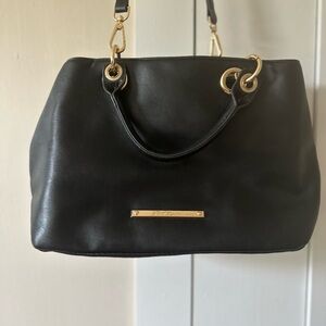 Black Leather Handbag